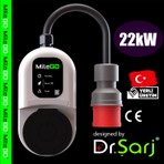 Milego 22kW 11kW Şarj İstasyonu Taşınabilir Elektrikli Araç Şarj Cihazı Ce Sertifikalı Tip 2 16A/32A
