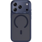 iPhone 17 Pro Max Uyumlu Kılıf M-Safe Şarj Özellikli Benks Mist C-Magnet Kapak Mavi