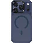 iPhone 17 Pro Max Uyumlu Kılıf M-Safe Şarj Özellikli Benks C-Magnet Lucid Armor Kapak Mavi