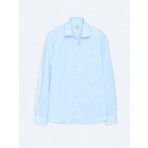 Kip Açık Mavi Regular Fit Dokuma Klasik Pamuk Karışımlı Gömlek