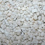 Lin Dekor Beyaz Dolomit Taş 1-2 cm 5 kg Dere Taşı Çakıl Taşı Bahçe Süs Taşı Peyzaj Taşı Dekoratif Taş