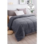 Evlen Home Collection Ultra Yumuşak Çift Taraflı Wellsoft Peluş Yorgan Çift Kişilik (Battaniye / Nevresim) 200X220 cm