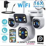 Wificam Kör Noktasız! 4 Kameralı Akıllı Ptz Wifi Kamera Hieasy Uygulama