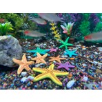 Muyu Craft 9 Parça Deniz Yıldızı Seti Dekoratif Akvaryum Aksesuarı Plastik Renkli
