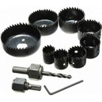 Trendhane Buhat Buat Panç Yuvarla Metal Ahşap Daire Delme  Delik Açma TR-6587452 11 Parça