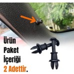 AR Oto Market Arka Bagaj Kapağı Pandizot Askı Pimi Skoda Superb 2015-2022 1M6867574A 2 Adet