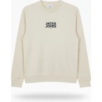 Erkek Minimal Gögüs Baskili Bisiklet Yaka Sweatshirt - New Plas