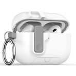 MobaxAksesuar Apple Airpods Pro 3. Nesil ile Uyumlu Kılıf Standlı Kilitli Tpu Premium Matte Trip Case