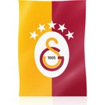 Gs Store Galatasaray 5 Yıldız Dikey Balkon Bayrağı 100X150CM U251391