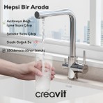 Creavit DW8700 Içme Suyu Çıkışlı Mutfak Bataryası
