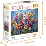 Ca Games 1000 Parçalı Çiçekler Puzzle Orta Zorluk Seviyesi Karton 68 x 48 cm Boyutunda
