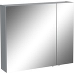 VitrA Shift T20 Aynalı Banyo Dolabı 81007, 80 cm, Sağ Kapaklı, Kül Gri, Asma Tip, Yavaş Kapanır