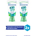 Sensodyne 6 + yaş çoçuk diş macunu 50 ml -Bubble Gum Aromalı 50 ml 2adet