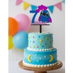 Kanem3D Stitch 7 Yaş Isimli Pasta Süsü