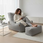 Patara Home 2'li Velvet Model Armut Koltuk& Kaymaz Taban Koltuk % Oyuncu Koltuğu