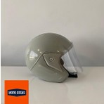 Motocesas Yarım Kask Yüksek Malzeme Kalitesi ile Şeffaf Vizörlü M Beden Motosiklet Kaskı