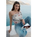 Jolamier Desenli Modal Eşarp Enjoy Soft Pembe