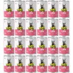 King Et Parçacıklı Kuzu Etli Yetişkin Kedi Konserve 400 Gr*24 Adet