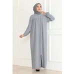 Oktayusta Collection Robalı Mevlana Kesim Günlük Ferace Haki