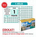 Mevlana Takvimi Mevlana 2026 Yapraklı Blok Duvar Takvimi – Mavi, 13x8.5 cm, Ayet ve Hadisli, 3. Bölge Dağıtım, 1 Adet