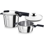 Fissler Vitaquick Glossy Düdüklü Tencere  6.0 L + 3.5 L