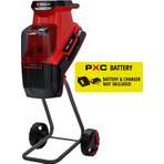 Einhell Akülü Dal Öğütme Makinesi REDAXXO 36/25 3430710 | PXC | 36 V | maks. 25 mm dal kalınlığı | 3 adet çift yönlü çelik bıçak | 55 L toplama haznesi | taşıma kolu | itme aparatı