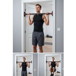 Triathlon T-242 Denge Ayarlı Barfiks Barı / Ayarlanabilir 90-120 cm / Kapı Koridor / Barfix Aleti / Yeni Nesil