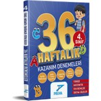 Pruva 4. Sınıf 36 Haftalık Kazanım Denemeleri Soru Bankası Setli Ürün Türkçe 300 Sayfa