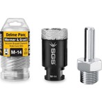 Sgs Mermer ve Granit Delik Açma  Pançı 14MM Ile  65 mm Arası Seçenekli Ürün