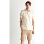 Gant Erkek Krem Regular Fit Polo 2014028.130