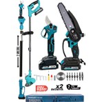 Kimmeer Plus KİMMEER PLUS 21 V Güçlü Akülü Budama Seti Elektrikli Kesme Şekli ile Hızlı Performans