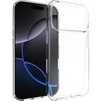Techno Guru iPhone 17 Pro Max Kılıf Esnek Şeffaf Clearflex Premium Silikon Kılıf