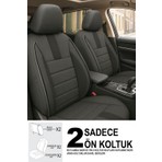 Gm Design Oniks Serisi Tay Tüyü Ön 2 Oto Koltuk Kılıfı (Doblo Van-Panelvan 1+1-Fiorino-Combo)