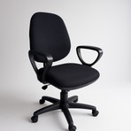 ChairLife Dole Siyah Gövde | Siyah File Kumaş | Ev ve Ofis Bilgisayar Sandalyesi | Çalışma Koltuğu