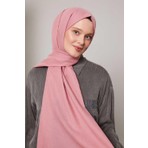 Lêvi D'or Düz Tensel Şal Koyu Pembe