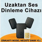 SinoTek Uzaktan Ses Duyma Cihazı Simkartlı Kayıt Cihazı  Taşınabilir Tasarım