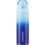 Uzspace 680 ml Yalıtımlı Paslanmaz Çelik Termos Gradyan Mavi