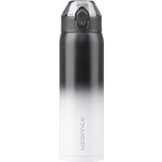 Uzspace 680 ml Yalıtımlı Paslanmaz Çelik Termos Gradyan Siyah Beyaz