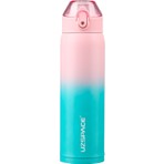 Uzspace 680 ml Yalıtımlı Paslanmaz Çelik Termos Gradyan Pembe