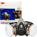 3M Orta Boy Gaz, Buhar ve Boya Maskesi – Çift Filtreli, Partikül ve Zararlı Buharlara Karşı Etkili Koruma, 1 Paket