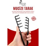 Elsa Professional Dolaşık Açıcı Mucizevi Tarak Plastik Malzeme ile Tüm Saçlar için Kullanım