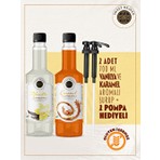 Sweet Heaven Karamel ve Vanilya 2li Kahve Şurubu 700ML Pompa Hediyeli