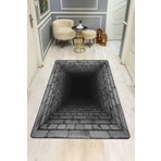 NEWORA Modern Desenli Dijital Baskı Kaymaz Taban Halı H1095