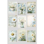 Qoeuyl Boutique Papatyalar No:2 Temalı 9'lu Kartpostal