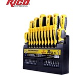 RICO Düz Yıldız ve Torx Uçlu Tornavida Takımı Klasik Seri 36 Parça