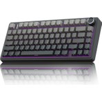 Aula F75 Mekanik Rgb Tkl Reaper Switch Kablosuz Makrolu Hot Swap Klavye Gradyan Gri