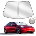Campasist Tesla Model 3/y /  juniper Katlanabilir Ön Cam Güneşlik Koruma Perdesi