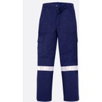  Iş Pantolonu 7/7 Gabardin Kışlık Lacivert Kalın Reflektörlü