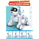Trendzone Uzaktan Kumandalı Şarjlı Işıklı Müzikli Dokunma Sensörlü Interaktif Akıllı Robot Köpek
