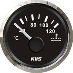 KUS Hararet Göstergesi Siyah 12/24V 52mm